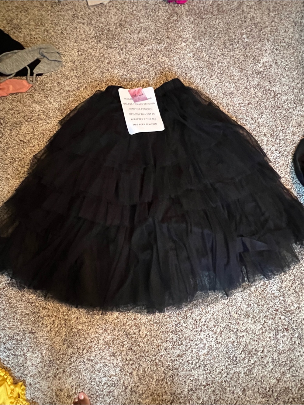 Wish Black Layered Tutu Skirt
